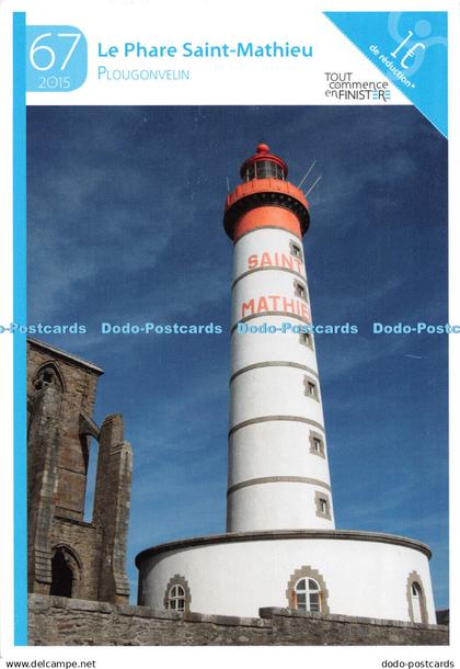 D094838 Le Phare Saint Mathieu. Plougonvelin. Tout Commence en Finistere