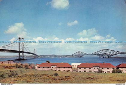 D095936 Forth Bridges from South Queensferry. West Lothian. 4256G. Dixon