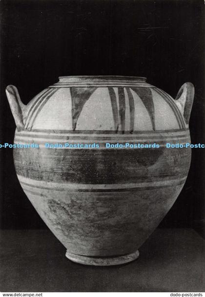 D102080 Gela. National Museum. Geometrical Vase. Manufactured in Gela. Cartolibr