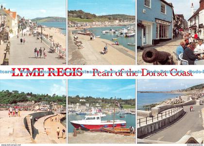 D102795 Lyme Regis. Pearl of Dorset Coast. Dorset. Salmon. Multi View