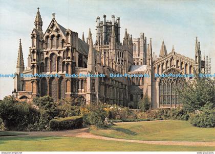 D103274 Ely Cathedral and Lady Chapel. From North East. Ely Cathedral Shop. Judg