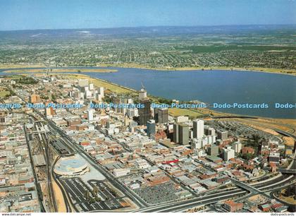 D107835 Perth. Western Australia. An aerial view of Perth and Swan River. Nucolo