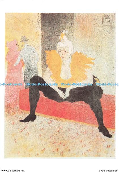 D111728 The British Museum. Clown. From the Series Elles. Henri Toulouse Lautrec