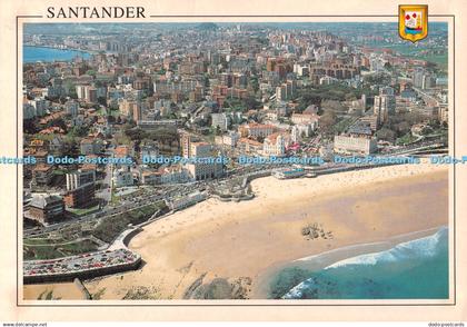 D117261 Santander. Cantabria. Aerial view. Fonfria. L. Dominguez. Escudo De Oro.