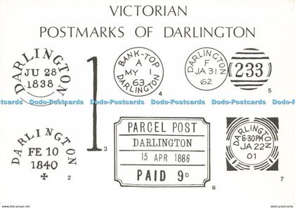 D150458 Victorian Postmarks of Darlington. Darlington Philatelic Society