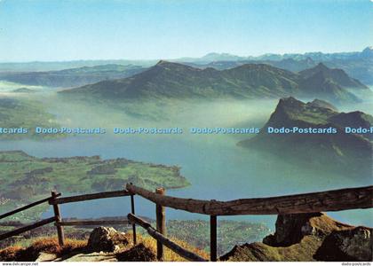 D165136 Pilatus Near Lucerne. View Towards Lake Lucerne. Globetrotter