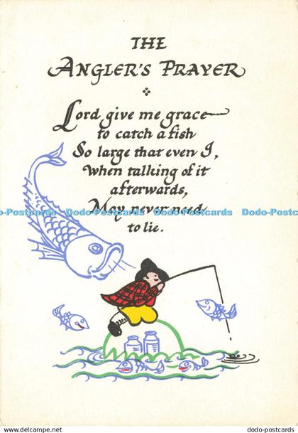 D168810 The Angler Prayer. Offset Litho. Geo. Stewart. Nora Paterson