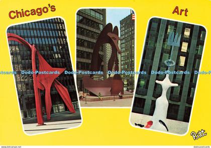 D175297 Chicago Art. Calder Stabile. Chicago Picasso. Miro. Pitt Souvenirs. Alph