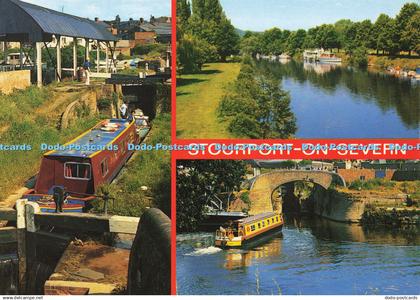 D178726 Stourport on Severn. Narrow Locks. River Severn. Canal Entrance. J. Salm