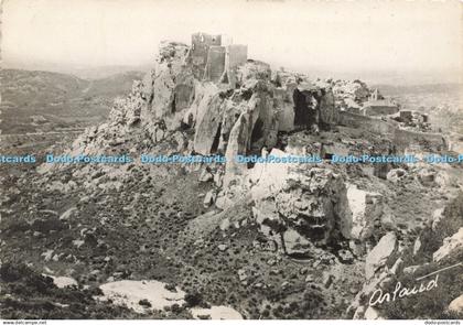 D182239 Les Baux de Provence. Ville et Chateau vus des Bringasses. Arlaud