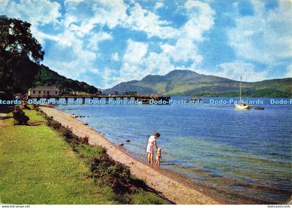 D182735 Dunbartonshire. Luss Pier. Loch Lomond. J. Arthur Dixon