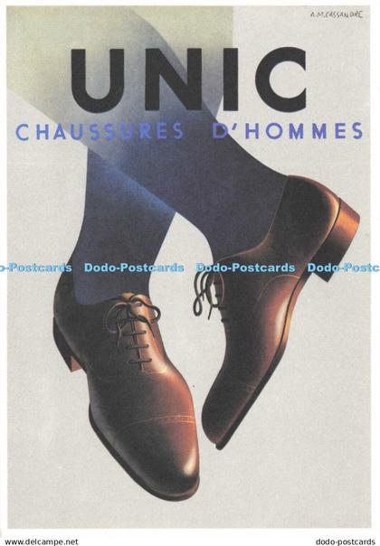 D187161 Unic Chaussures D Hommes. Cassandre. Nouvelles Images. 1983