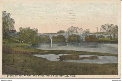 PC03374 Stone Bridge Across Elk River. Near Fayetteville. Tenn. 1927