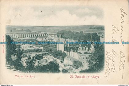 R004915 Vue sur Le Pecq. St. Germain en Laye. St. and Co. 1908