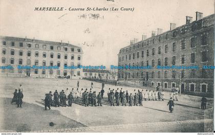 R018889 Marseille. Caserne St. Charles. Les Cours