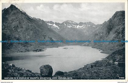 R024905 Nestling in a Cradle of Majestic Mountains. Loch Coruisk. Skye. White. B