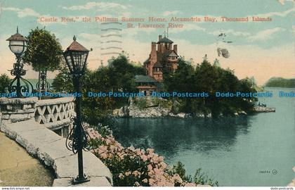 R032158 Castle Rest the Pullman Summer Home. Alexandria Bay. Thousand Islands. S