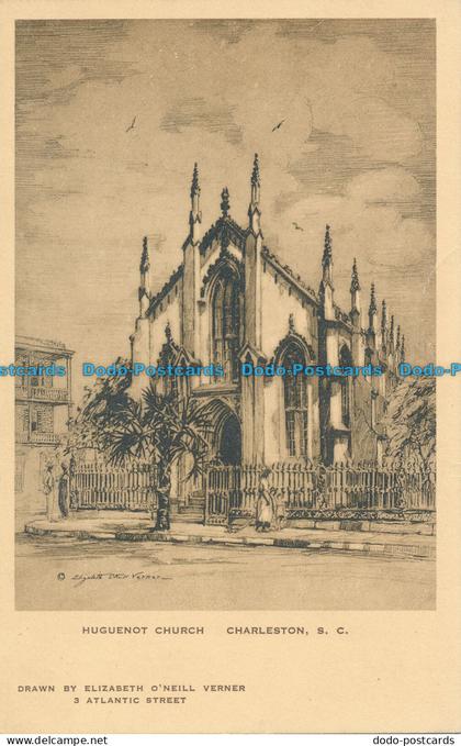 R035327 Huguenot Church. Charleston. S. C. Albertype