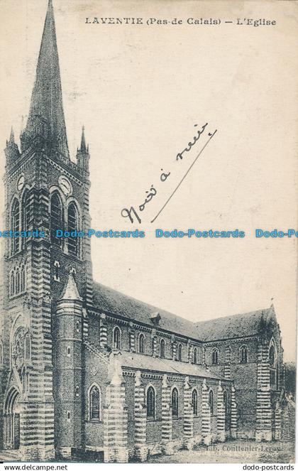 R038526 Laventie. L Eglise. Edia. B. Hopkins