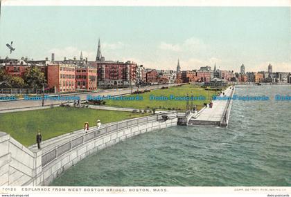 R053326 Esplanade from West Boston Bridge. Boston. Mass. Phostint