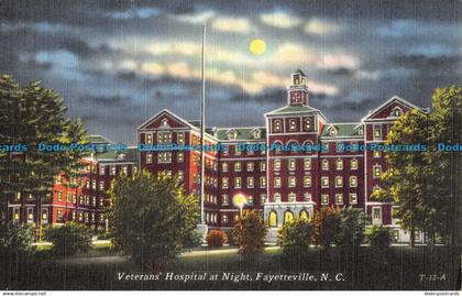 R054194 Veterans Hospital at Night. Fayetteville. N. C