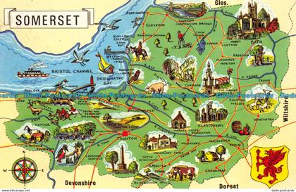 R064471 Somerset. A Map