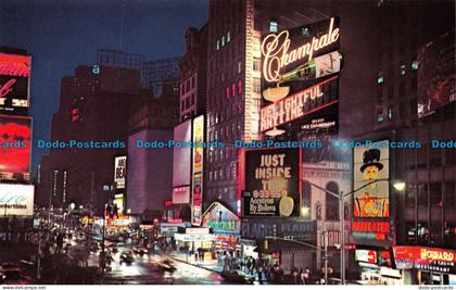 R073794 New Yorks Time Square. By Night