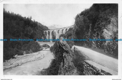 R079870 Les Houches. Viaduc et Pont de Sainte Marie. La Cigogne