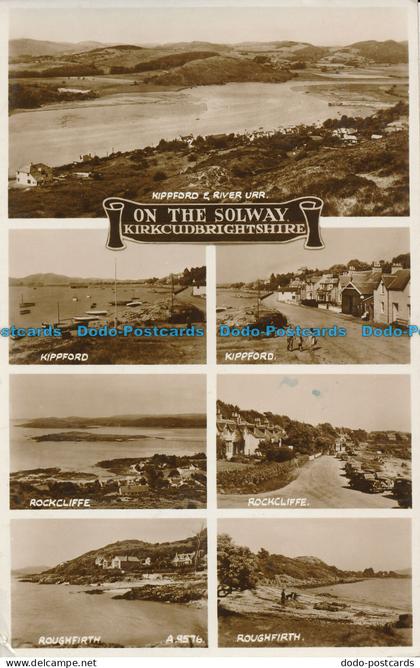 R080417 On the Solway Kirkcudbrightshire. Multi view. Valentine. RP. 1958