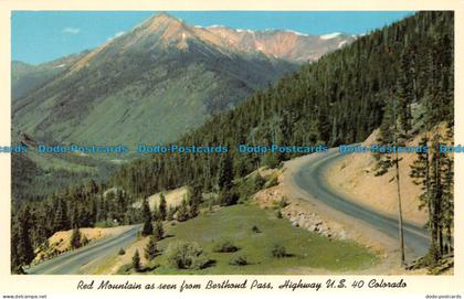 R082391 Red Mountain as Seen from Berthoud Pass. Highway U. S. 40 Colorado. Coop