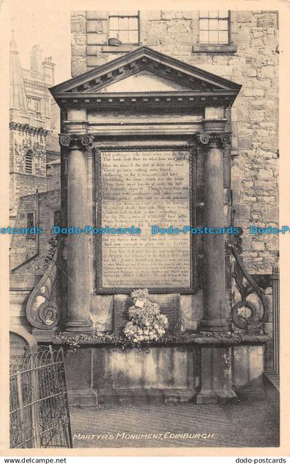 R096292 Martyrs Monument. Edinburgh. Russell