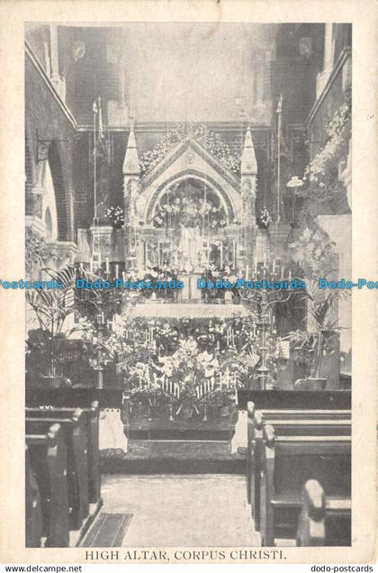 R102293 High Altar. Corpus Christi