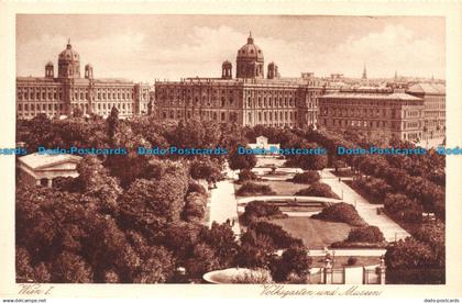 R131185 Wien. Volksgarten und Museen. P. Ledermann