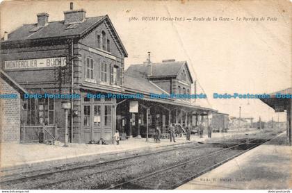 R132389 Buchy. Route de la Gare. Le Bureau de Poste. No 5861. B. Hopkins