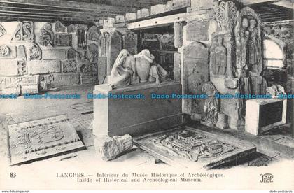 R136684 Langres. Inside of Historical and Archeological Museum. Langres. ND. Pho