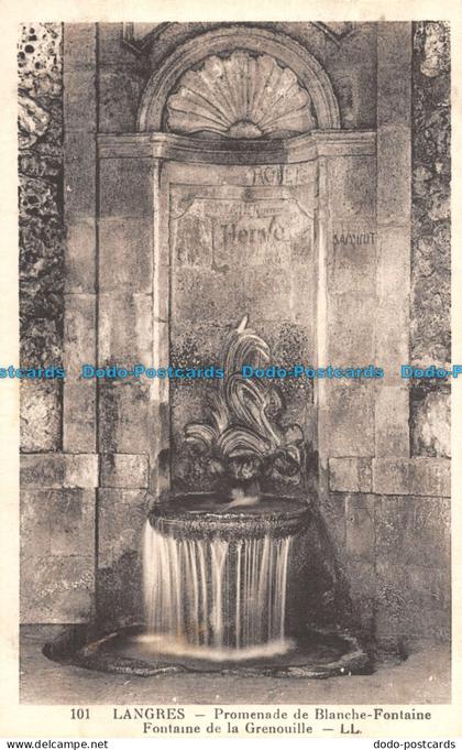 R136700 Langres. Promenade de Blanche Fontaine. Fontaine de la Grenouille. LL. P