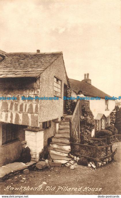 R150386 Hawkshead. old Pillared House. Frith