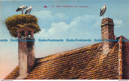 R160036 Les Cigognes en Alsace. Photomecaniques