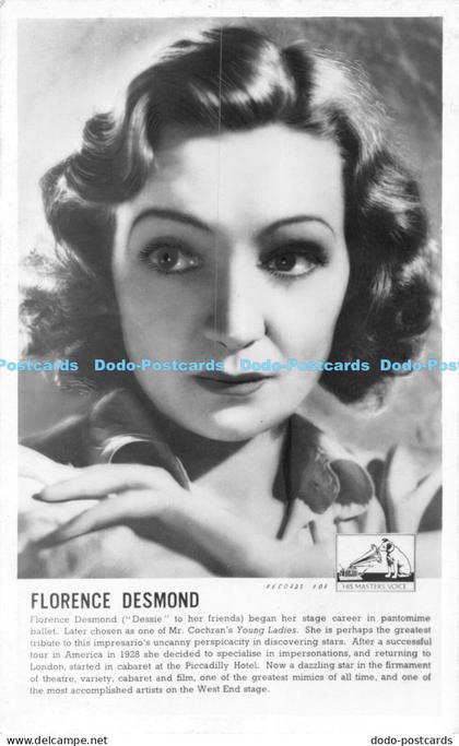 R168876 Florence Desmond. Dessie. RP