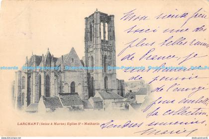 R173263 Larchant. Seine and Marne. Eglise St. Mathurin. 1900