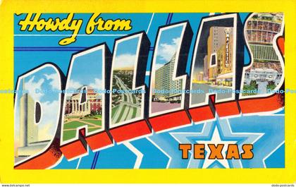 R178370 Howdy from Dallas. Texas. Curteichcolor