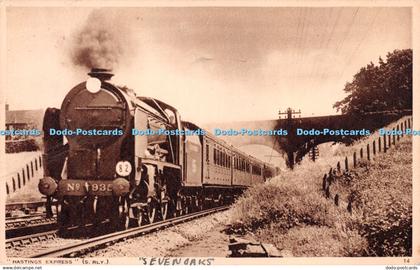 R255224 Hastings Express S Rly 14 Photochrom Charing Cross and Hastings