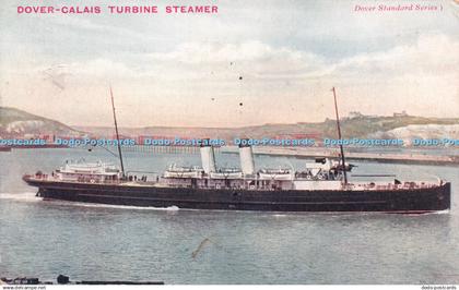 R262155 Dover Calais Turbine Steamer Dover Standard Series 1908