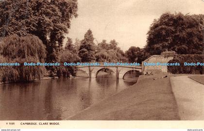 R271516 V5105 Cambridge Clare Bridge 1960