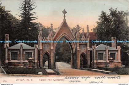 R281907 3742 Utica N Y Forest Hill Cemetery Paul C Koeber The PCK Series 1907