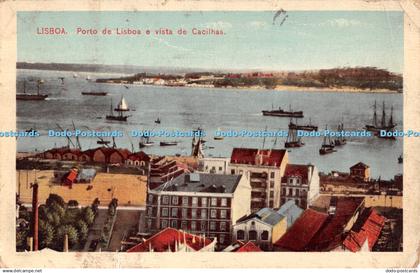 R289599 Lisboa Porto de Lisboa e vista de Cacilhas S R e19392