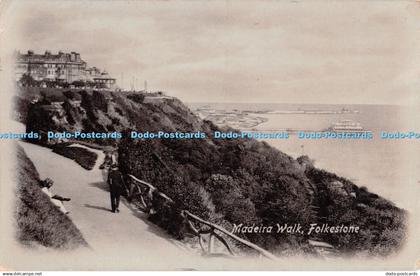 R293914 Madeira Walk Folkestone P and H Folkestone Post Card 1913