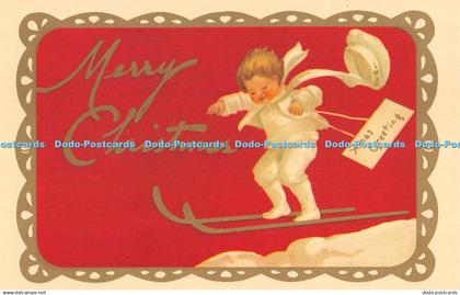 R296667 Merry Christmas Xmas Greeting 1980 Merrimack Publ Corp N Y 10003 No 9051