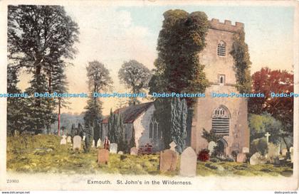 R315352 Exmouth St John in the Wilderness Postcard