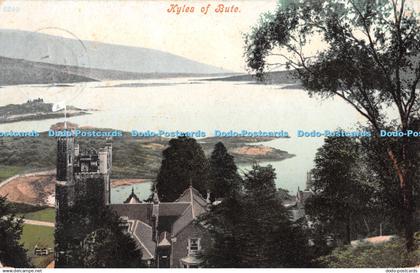 R321105 Kyles of Bute Postcard 1904